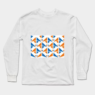 Retro Geometric Art Long Sleeve T-Shirt